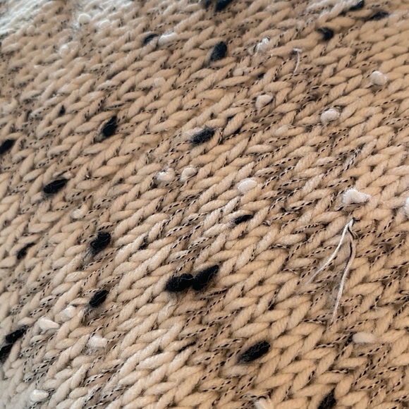 Ann Taylor Cream & Black Flecked Cardigan Size M - Picture 13 of 13